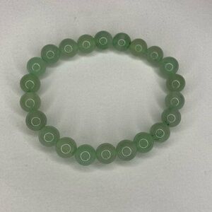 8mm Green Aventurine Crystal Bead Stretch Bracelet